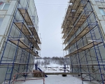 В ЗАТО город Заозерск начались работы по утеплению торцевых стен в рамках реализации программы реновации ЗАТО