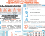 Декларационная кампания в рамках государственной кадастровой оценки 2022