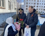 В ЗАТО город Заозерск ветеранов поздравили с Днем Победы